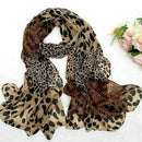 Womens Long Soft Wrap Shawl Leopard Chiffon Scarf Autumn AU Q8G4. N4Z0 G6O0
