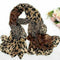 Womens Long Soft Wrap Shawl Leopard Chiffon Scarf Autumn AU Q8G4. N4Z0 G6O0