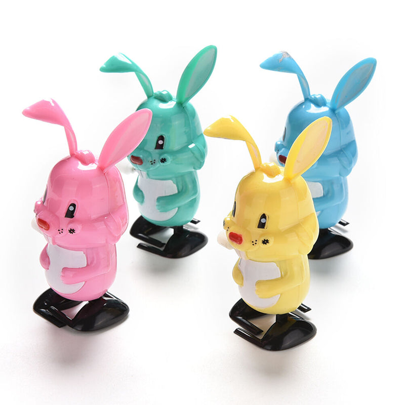 Wind up Rabbit Colorful Funny Somersault Walking Clockwork Kids Child Toys  Z