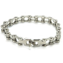 Punk Stainless Steel Bracele Biker Bicycle Motorcycle Chain Bracelets 8.5" FT