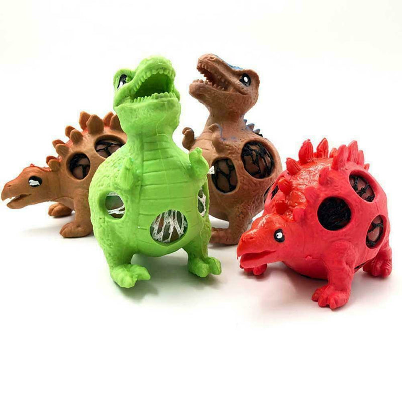 Dinosaur Grape Shape Venting Ball Squeeze Squishy Stress Kids Relief TOP Gi Q2K9