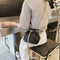Straw Tassel Bucket Sling Shoulder Bags Women Messenger Handbags (Black)