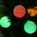 10 LED 2.5m Rattan Ball String Fairy Light Battery Xmas Decor(Colorful)