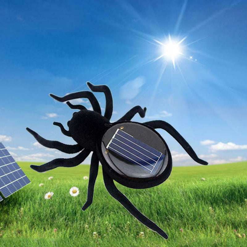 Solar Vibrates Forward Plastic Simulation Insect Kids Toys (Solar Spider)