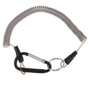 3x Safety Fishing Coiled Lanyards Safety Rope Steel Wire Coiled Fishing Rope