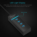 High Speed 4 Port USB 3.0 Multi HUB Splitter Expansion Desktop PC Laptop AdaptME