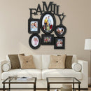 Family Photo Frame Wall Hanging 6 Multi-Sized Pictures Holder Display Home DP4D7