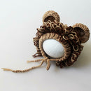 Kids Romper Baby Jumpsuit Bodysuit with Hat Knitting Sweater Photo Props A