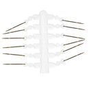 12pcs Bait Spikes with Silicone Ring for Carp Fishing Hair Rigs Hooks 15mm