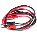 Dual Alligator Clip Banana Plug Multimeter Test Lead R1Y7