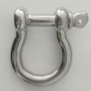 304 Stainless Steel Bow Shackle D-Ring Rustproof For Mairne Heavy Duty 6MM