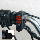 DC 12V Motorcycle Handlebar Headlight Spotlight Switch Button With USB C NAT