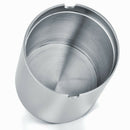 1Pc Metal Portable Small Stainless Steel Vehicle-Borne Ashtray For All Vehi