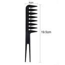 10Pcs Professional Wide Tooth Plastic Hair Brush Comb Anti-Static Wet Hair  J6W2