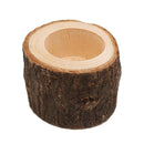 2pcs Tree Stump Candle Holder Candlestick for Pub Bar Wedding Party Decor