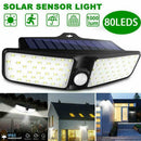 80 LED Outdoor Solar Power Motion Sensor Lights Garden Lamp PIR Flood B6Q5