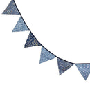 12 Flags 3.2m Nordic Style Printed Cotton Bunting Pennant Wedding Decor