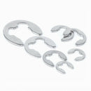 60pcs M5,6,7,8,9,10 E-Clips Snap Ring Circlips Retaining Kit SUS201 Stainless