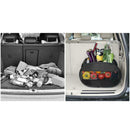 Back Net Tote Organizer Bag Holder Pocket Storage w/ Handles Strap Black