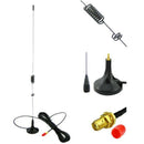 3.0 dB SMA-Female Antenna Dual Band VHF/UHF Car Magnetic For BaoFeng 888S UV-5R