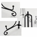 (4 pack)Iron Display Stand, Black Iron Easel Plate Display Photo Holder Sta V8B7