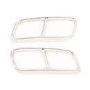 Stainless Steel Car Exhaust Pipe Tail Throat Decor Frame Trim Cover Liner A M8Q7