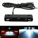 Universal 3 LED Tiny Number Plate Tail Light for Car Motorcycle Modified 12V
