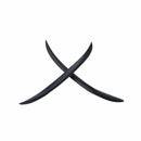 2X Carbon Fiber Car Fender Flare Wheel Eyebrow Protector Wheel Arch Trim Strip U