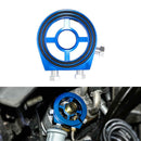M20X1.5 Oil Filter Temp Pressure Cooler Gauge Sandwich Plate Adapter Sensor Blue