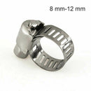 20pcs 3/8"-1/2" Adjustable Stainless Steel Drive Hose Clamp Fuel Line Worm Clip