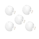 5 Pack Wall Hanging Vase Glass Flower Plant Terrarium Planters, Ball, 10cm