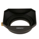 Universal DSLR Mirrorless Camera Lens Hood 43mm Protector Shade Square, Screw