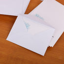 Pack of 50 Wedding Christening Peacock Feather Thank You Cards Envelopes