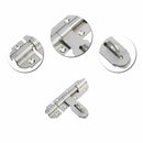 Garden Door Latch Door Shed Door Buckle Tower Bolt Lock Stainless Steel P FKK