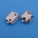 20 Pcs Micro USB Type B Female 5 Pin SMT Socket Connector Soldering DIY