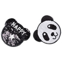 Panda Reversible Change Color Sequins Sew On Patches For Clothes Diy Crafts FT