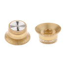 Finest 2x Golden Tone Speed Control Knobs Caps for LP Electric Guitars Parts