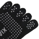 Xianzuxiu Yoga Socks Sport Fitness Socks Fashion Five Toe socks Pure black