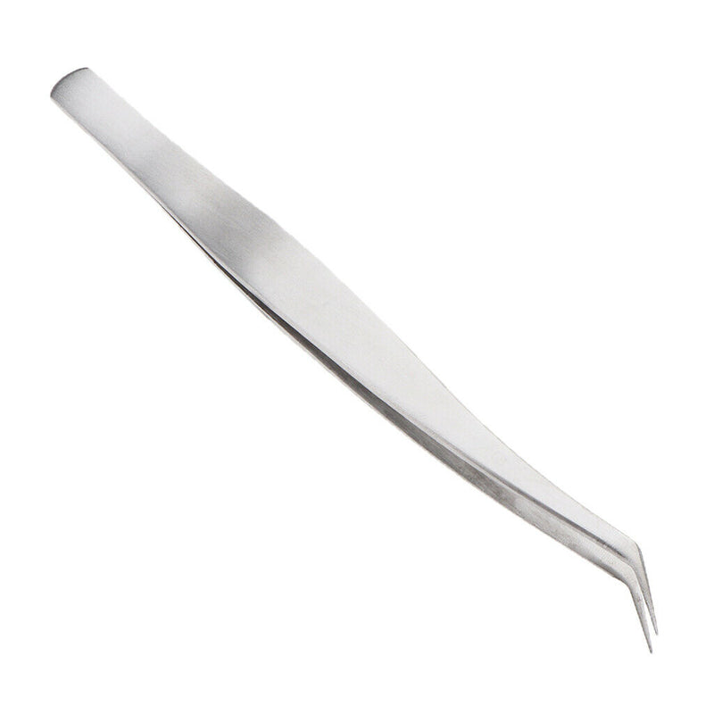 Anti-Static Stainless Steel Tweezers Curved Tweezers for Eyelash Extensions,