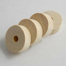 100pcs Abacus Natural Wood Teething Beads DIY Baby Teether Jewelry Making