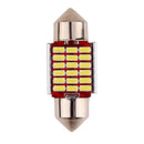 31mm 18SMD Double Pointed High Light Car 3014 LED Decoding Reading Light