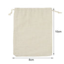 50pcs Drawstring Bag Cotton Linen Jewelry Candy Gift Pouch For Xmas Party Favor