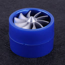 Car Auto Supercharger Air Intake Turbo Fan Turbine Fuel Gas Saver Fan Universal