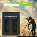Pack Charger for GoPro Hero 9 Black Chargeable Cell Batteries Power Station