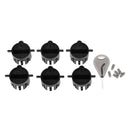 6xPlastic Surf Single Replacement for  Compatible Surfboard Fin Plug Side