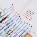 12pcs Permanent Marker Pen Erasable Whiteboard Pen Office School Supplies A