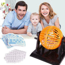 Large Traditional Bingo Game Family Revolving Ball Cards Machine Dispenser T8W7