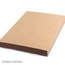80G A4 Brown Kraft Paper DIY Handmade Card Making Paper Thick Cardboard T8W4