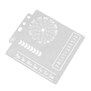 Reusable calendar Stencil Airbrush Art DIY Home Decor Scrapbooking Album Craft^i