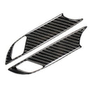 For Cadillac Xt5 Carbon Fiber Car Door Handle Frame Trim Cover 2016-2019 4P